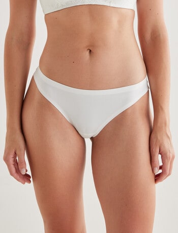 Lyric Zoe Lace G-String Brief, White, 8-18 product photo