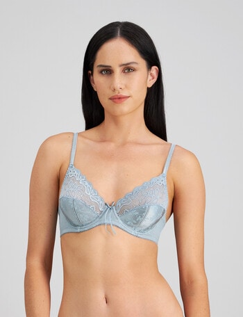 Bendon Yvette Underwire Bra, Slate, B-DD product photo