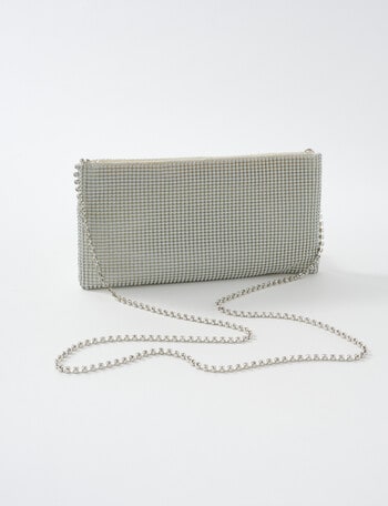 Harlow Bead Crossbody Bag, Cream product photo
