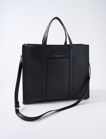 Boston + Bailey Panel Tote Bag, Black product photo