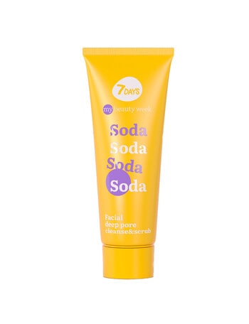 7Days Soda Facial Deep Pore Cleanse & Scrub, 80ml product photo