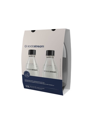 Sodastream 500ml Twin Pack Fuse Bottles, Black product photo