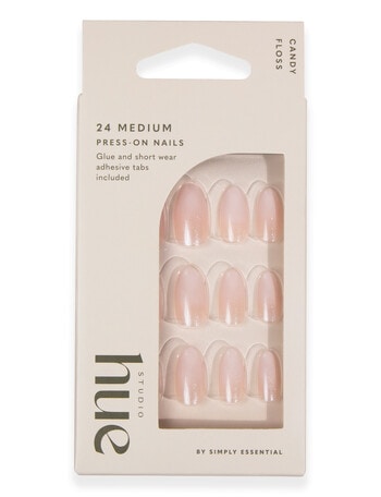 Studio Hue Press-on Nails Medium, Almond Candy Floss product photo