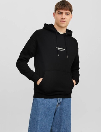 Jack & Jones Vesterbro Sweat Hoodie, Black product photo