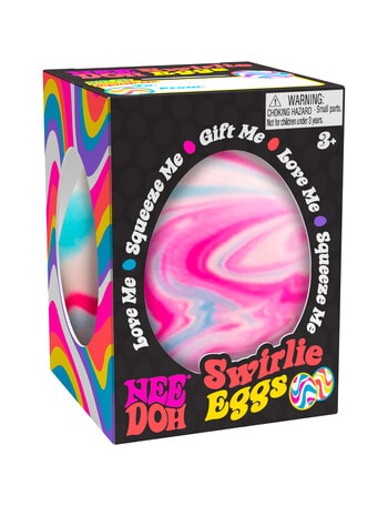 NeeDoh Swirlie Eggs, Assorted product photo