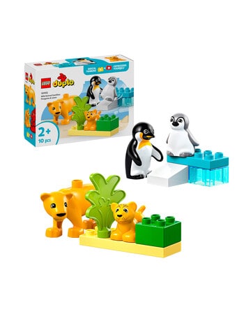 LEGO DUPLO Wild Animal Families: Penguins & Lions, 10442 product photo