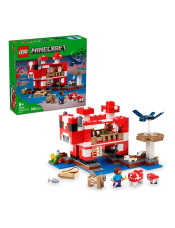 LEGO Minecraft The Mooshroom House, 21270 product photo
