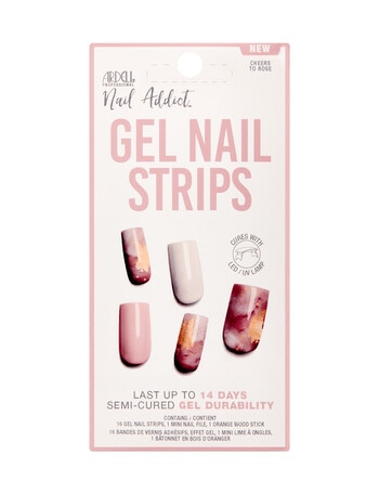 Ardell Nail Addict Gel Strip, Cheers to Rose product photo