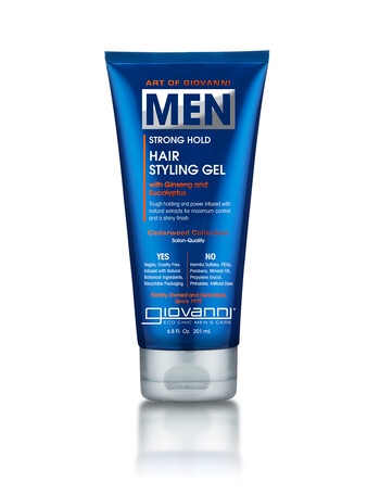 Giovanni Men Strong Hold Hair Styling Gel, 201ml product photo
