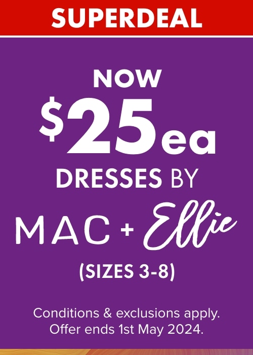NOW $25ea Dresses by Mac & Ellie