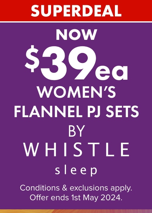 Now 39ea Womens Flannel PJ Sets by Whistle Sleep