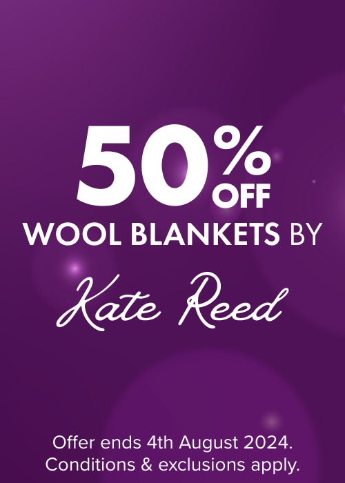 50% OFF Wool Blankets by Kate Reed