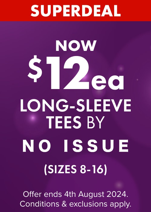 NOW $12ea Long Sleeve Tees No Issue
