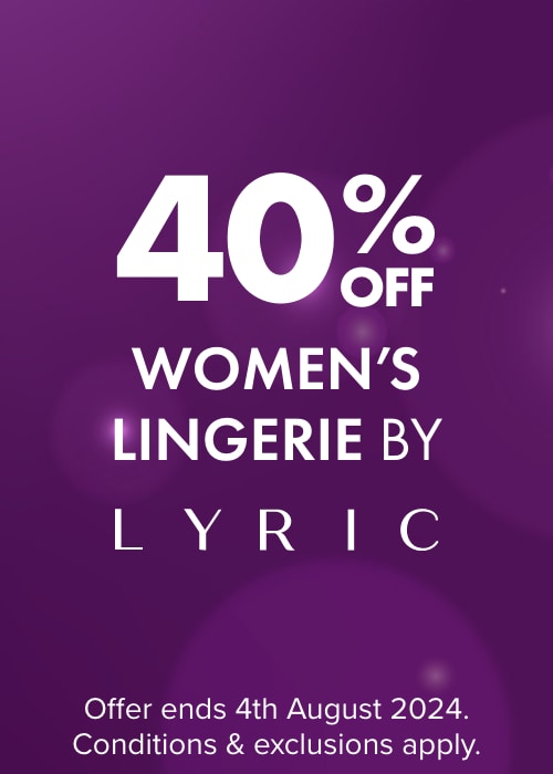 40% OFF Women's Lingerie by Lyric