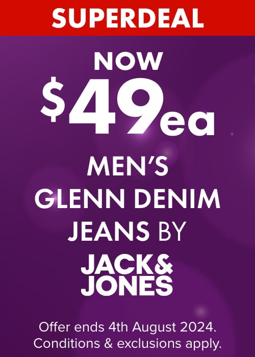 Now $49ea Men's Glenn Denim Jeans by Jack and Jones