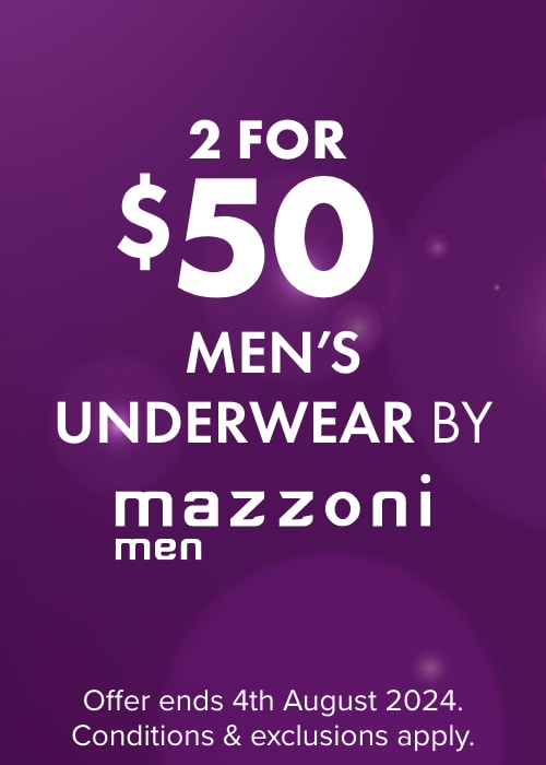 2 FOR $50 Men's Underwear by Mazzoni