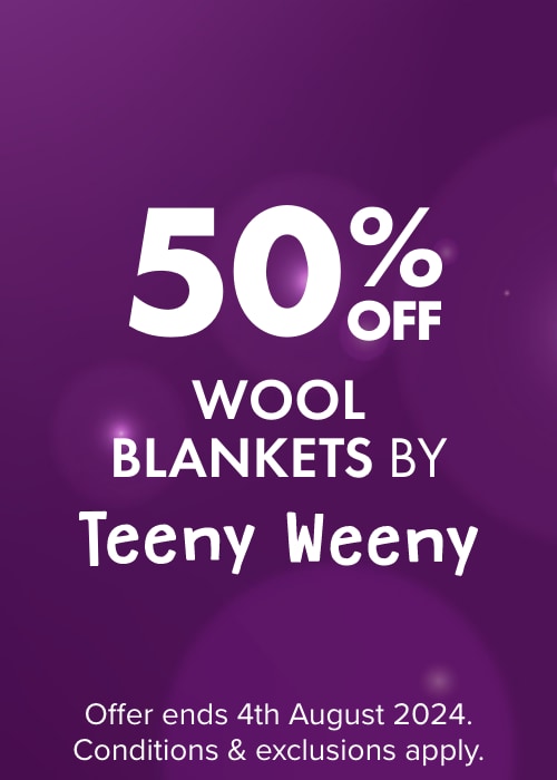 50% OFF Wool Blankets by Teeny Weeny