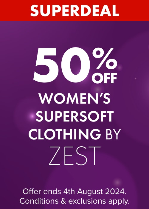 50% Off Women's Supersoft  Clothing by Zest