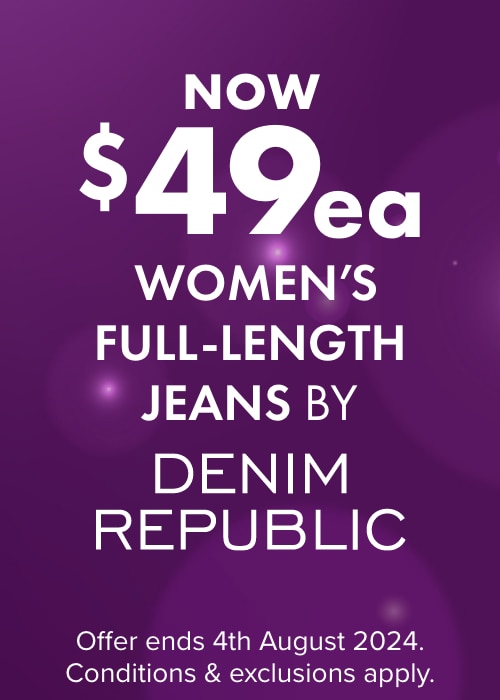 Now $49ea Women's Full-Length Jeans by Denim Republic