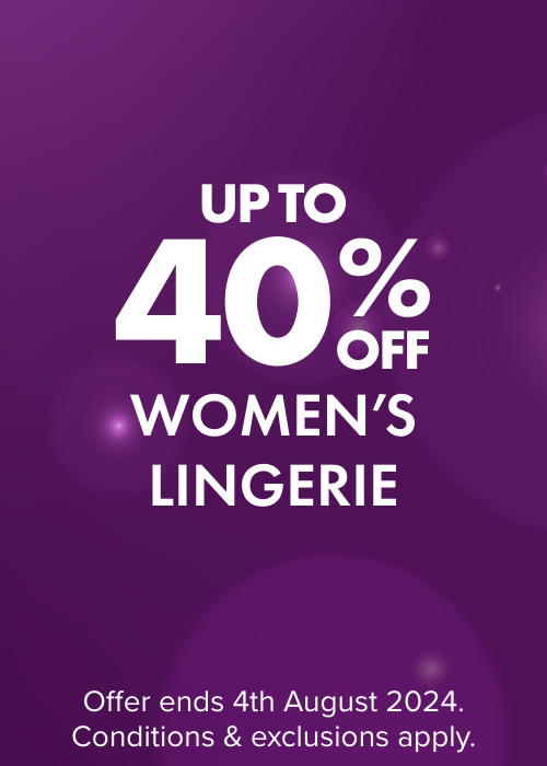Up To 40% OFF Women's Lingerie