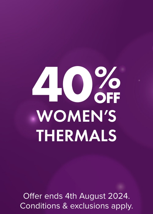 40% OFF Women's Thermals