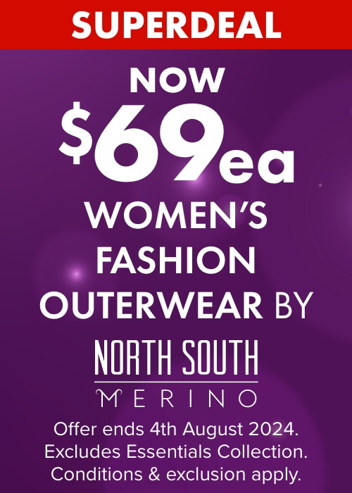 Now $69ea Women's Fashion Outerwear by North South Merino 